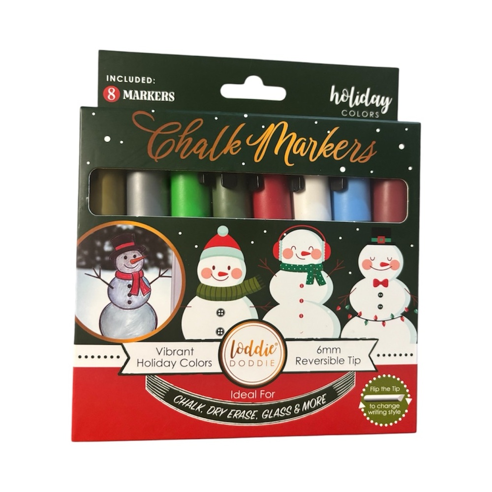 Loddie Doddie Holiday Colors Chalk Markers Set